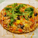 Bloemkoolpizza met tonijn, paprika en olijven